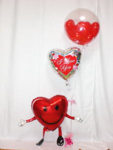 バルーンギフト I Loveハートくん
