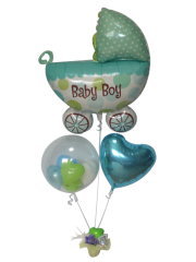 バルーンギフト おさんぽ BabyBoy(ユニットタイプ)