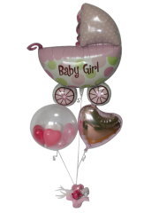 バルーンギフト おさんぽ BabyGirl(ユニットタイプ)